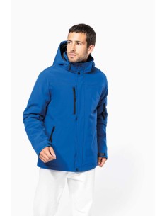K-KA650-MEN'S HOODED SOFTSHELL LINED PARKA 2